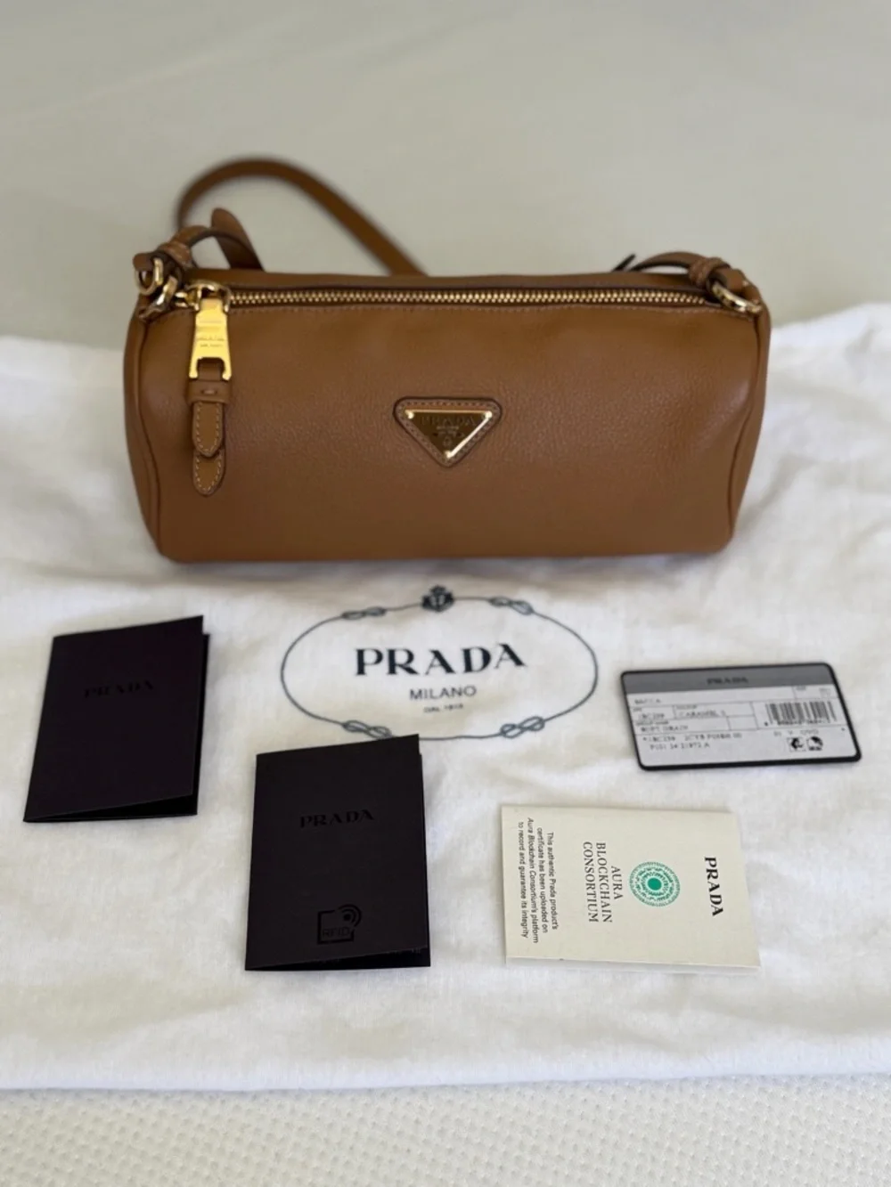 Prada Caramel Leather Bag - Picture 7 of 9